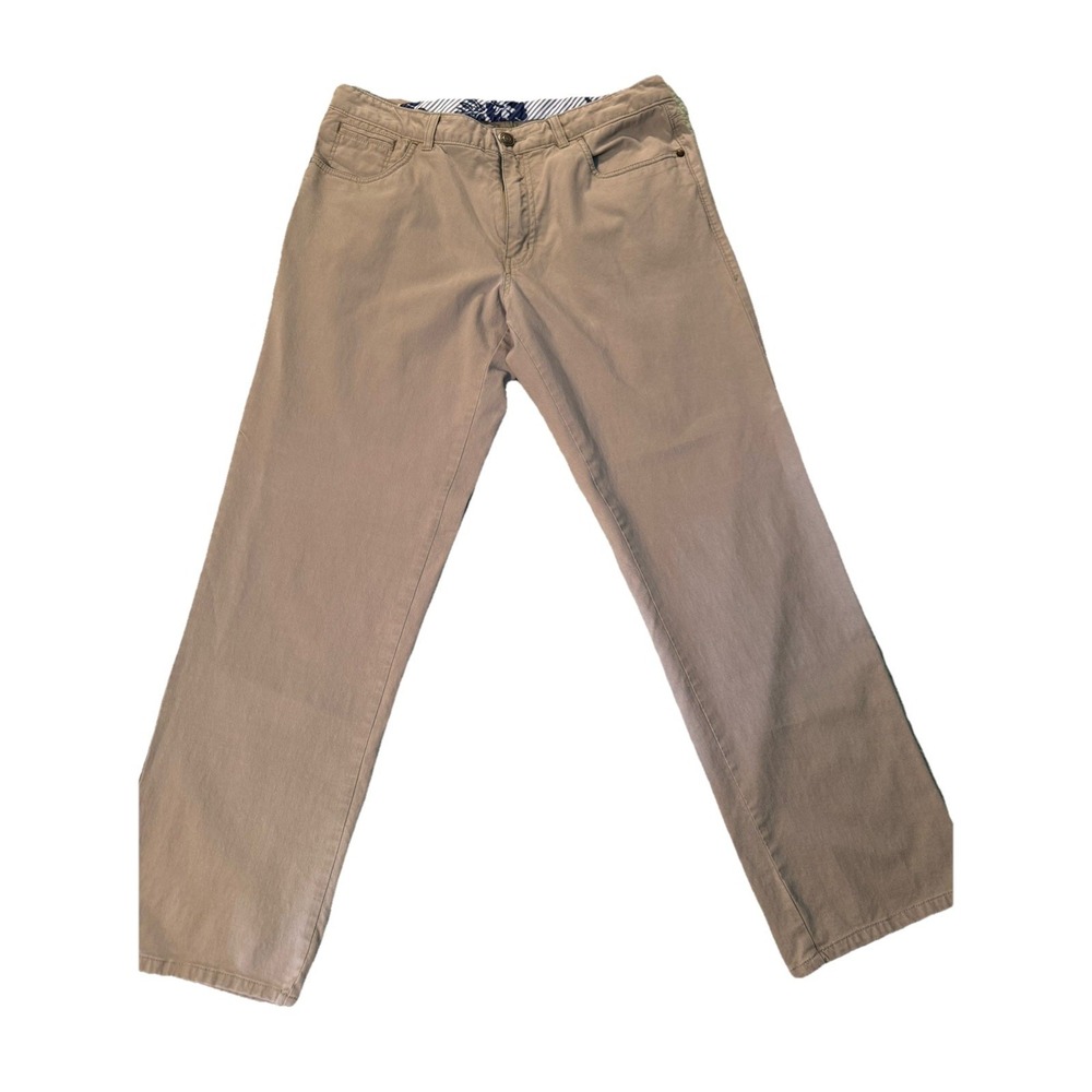 Men's Tommy Bahama 5 pocket tan chino pants size 33x30